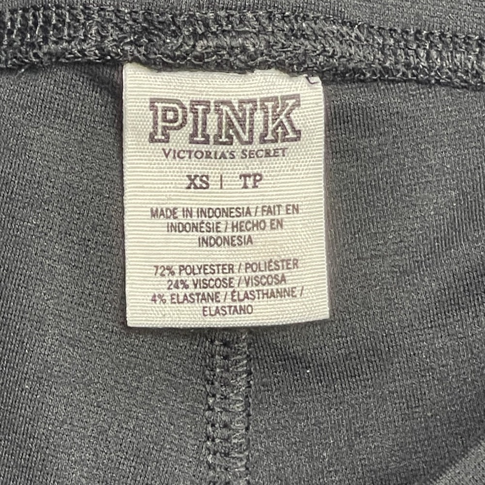VICTORIA'S SECRET PINK‎ Women's Sz XS Black Leggings - Picture 4 of 7